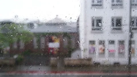 Rain window Stock Footage 131010672