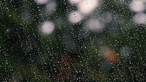 Rain on the window Stock Footage 133869165