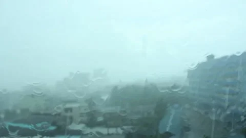 Rain on window Stock Footage 161449474