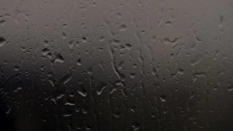 Rain on Window Stock Footage 229773977