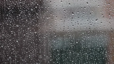 Rain on window 動画素材 329683070