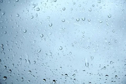 Rain on The Window Stock Photos