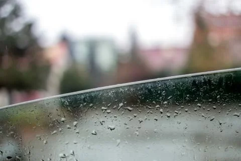Rain on window Stock Photos