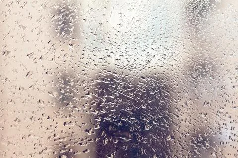 Rain in the window Stock Photos