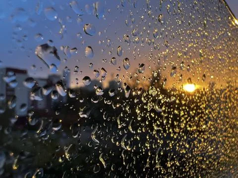 Rain, window, rainy day, Stock Photos