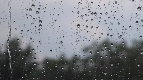 Rain on window usable audio Stock Footage 150805834