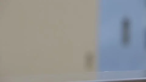 Rain on the windowsill Video stock 135144246