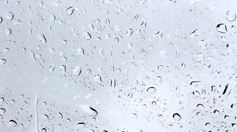 RAIN ON WINDSHIELD 1.mp4 Stock Footage 48629343