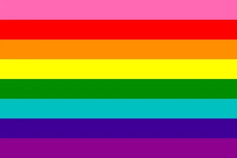 Rainbow 1978 original flag Иллюстрация