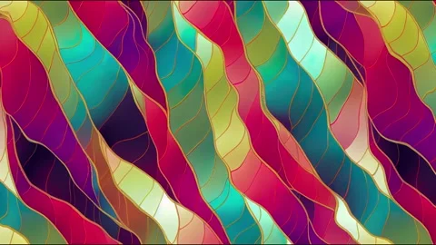 Rainbow 2d illustrated Seamless animation. Mermaid Scales Texture. Sparkling Stock Footage 220122644