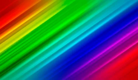 Rainbow abstract background, lines, diagonal, multicolored, rainbow colors Stock-Illustration