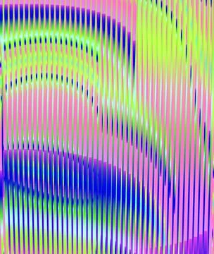 Rainbow abstract background with vertical lines and holographic effect. Stock Illustration