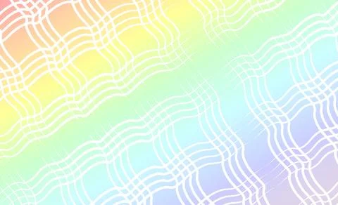 Rainbow, abstract checkered background. Stock Illustration