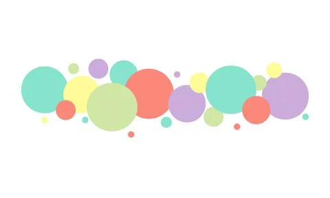 Rainbow abstract dots background. Vector illustration.	 Stock Illustration