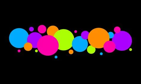 Rainbow abstract dots background. Vector illustration.	 Stock Illustration