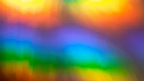 Rainbow abstract glowing light background Stock Footage 116103504