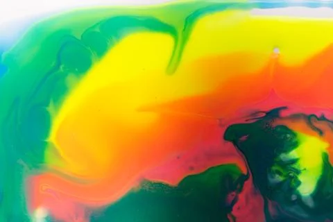 Rainbow abstract gradient pattern. Fluorescent liquid background. Artwork Illustrazione stock