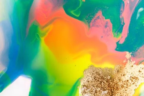 Rainbow abstract gradient pattern. Fluorescent liquid background. Artwork 스톡 일러스트