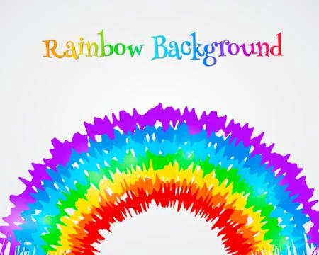 Rainbow abstract grunge background. Vector illustration Easy to edit design t Stock Illustration