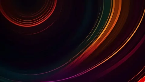 Rainbow Abstract Morphing Lines Stock Footage 277650412