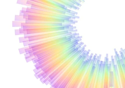Rainbow abstract stripe explode background Stock Illustration