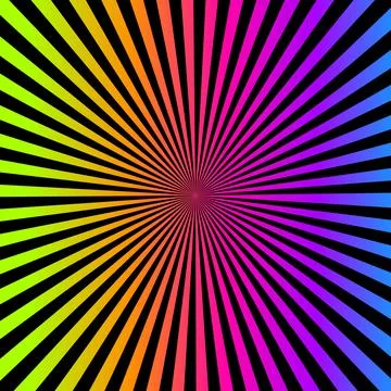 Rainbow abstract striped background. Vector illustration. Stock Illustration