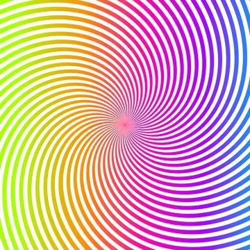 Rainbow abstract striped background. Vector illustration. Stock Illustration