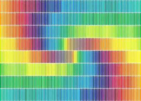 Rainbow abstract vector background with stripes Stock Illustration