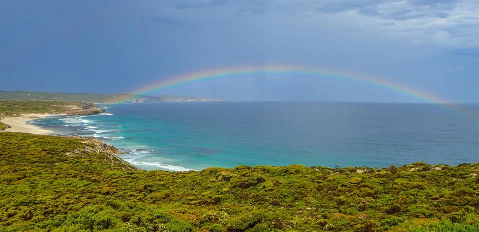 Rainbow after the rain 写真素材