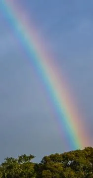 Rainbow after a storm Stock Photos