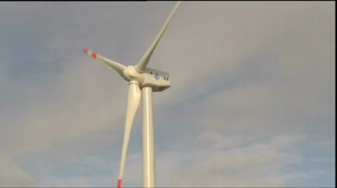 Rainbow and a windmill 動画素材 378074