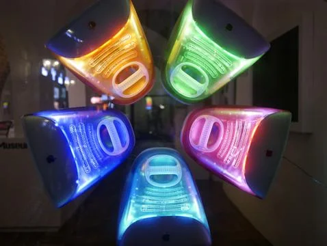 Rainbow apple Stock Photos