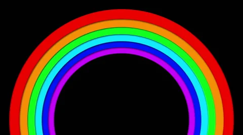 Rainbow Arc Video stock 40624744