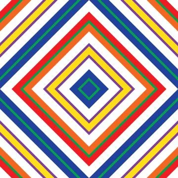 Rainbow Argyle Diagonal Stripes seamless pattern background Stock Illustration