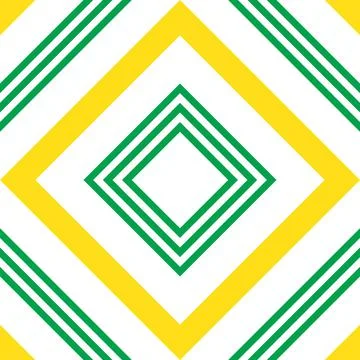 Rainbow Argyle Diagonal Stripes seamless pattern Stock Illustration