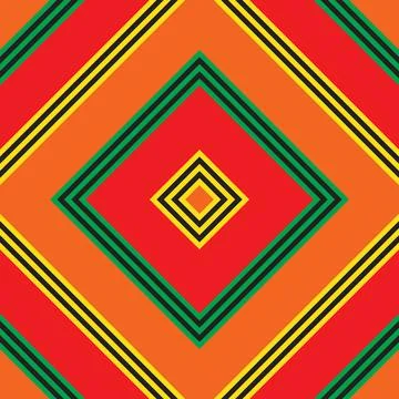 Rainbow Argyle Diagonal Stripes seamless pattern 스톡 일러스트