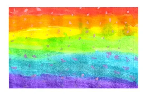 Rainbow background. Abstract backgrounds and wallpapers. Hand drawn Stock Illustration