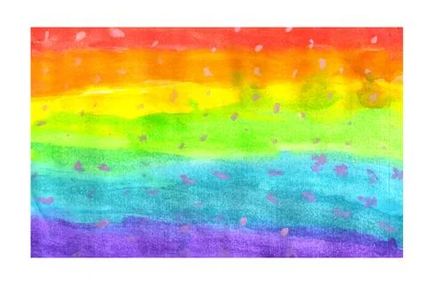 Rainbow background. Abstract backgrounds and wallpapers. Hand drawn. Illustra Stock Photos