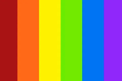 Rainbow background - Color saturation  visuals with pops of dominant and brig Stock Illustration