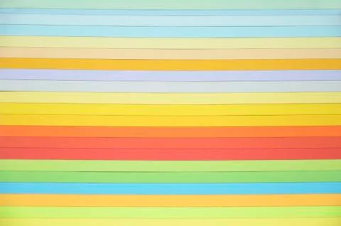 Rainbow background with colored paper Stock Photos