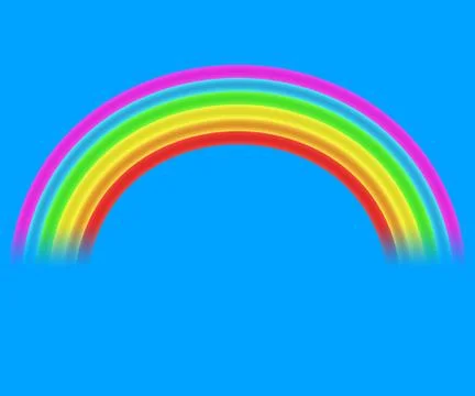 Rainbow background Stock Illustration