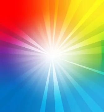 Rainbow background Stock Illustration