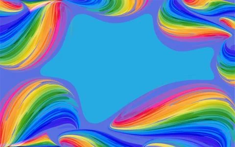 Rainbow background Stock Illustration