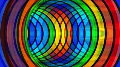 Rainbow background, loop Video stock 9455567