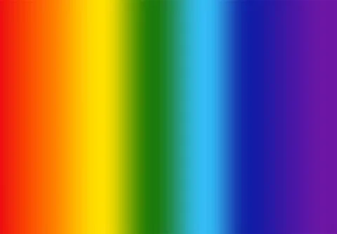 Rainbow background red, orange, yellow, green, light blue, blue, purple Stock Illustration