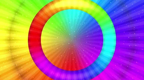 Rainbow background, Seamless Loop Stock Footage 49192721