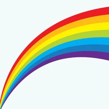 Rainbow background template vector Stock-Illustration