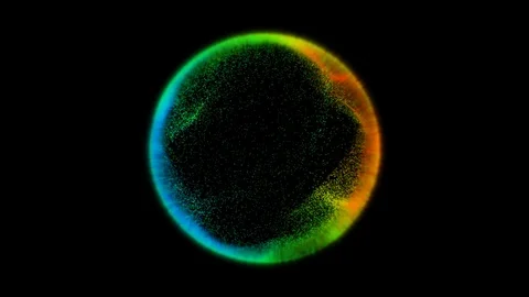 Rainbow ball Stock Footage 107544767