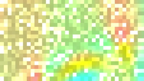 Rainbow bars tv, Pastel pixel pattern for vibrant designs. Stock-Footage 296652676