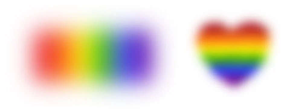 Rainbow blured abstract background for your design Stock Illustration